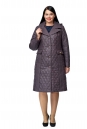 Женское пальто из текстиля с капюшоном 8012621-2