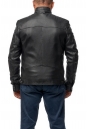Мужская кожаная куртка из натуральной кожи с воротником 8014393-3