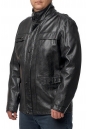 Мужская кожаная куртка из эко-кожи с воротником 8014725