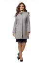 Женское пальто из текстиля с воротником 8016339-2