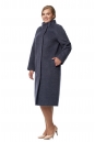 Женское пальто из текстиля с воротником 8016732